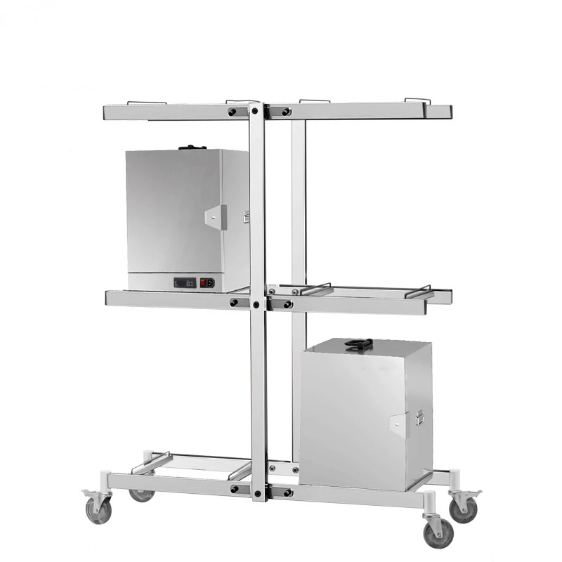 Stainless steel food insulated cabinet, hotel catering equipment and supplies service vehicle