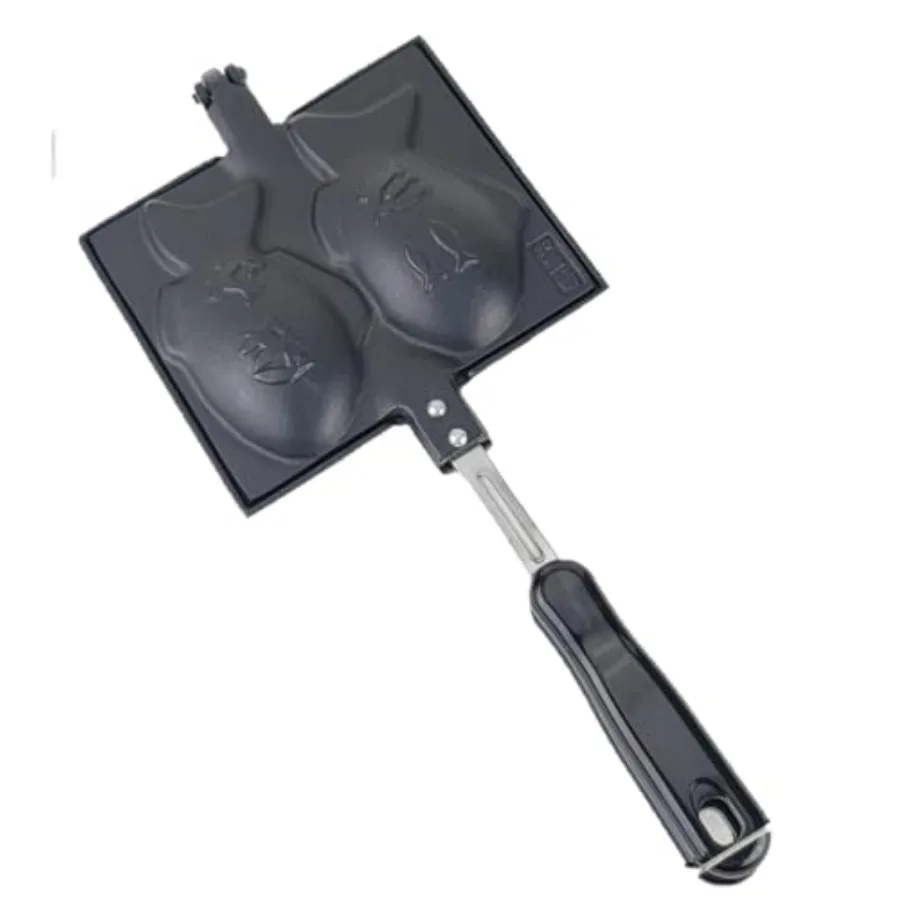 

Cast Iron Taiyaki fish shaped cake Pan Mini Made in Japan