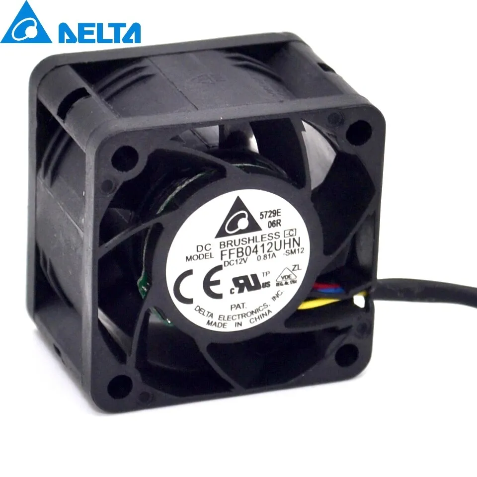 Nowy 4028 4CM 40MM szybki wentylator chłodzący 12V 0.81A FFB0412UHN Violence 40*40*28MM dla Delta