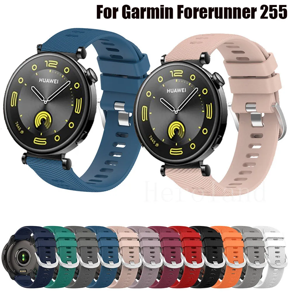 Silicone 18mm 20 22mm Watchband For Huawei Watch GT 4 3 2 46mm gt3 pro Strap Wristband For Huawei Watch GT 4 41mm Band Bracelet