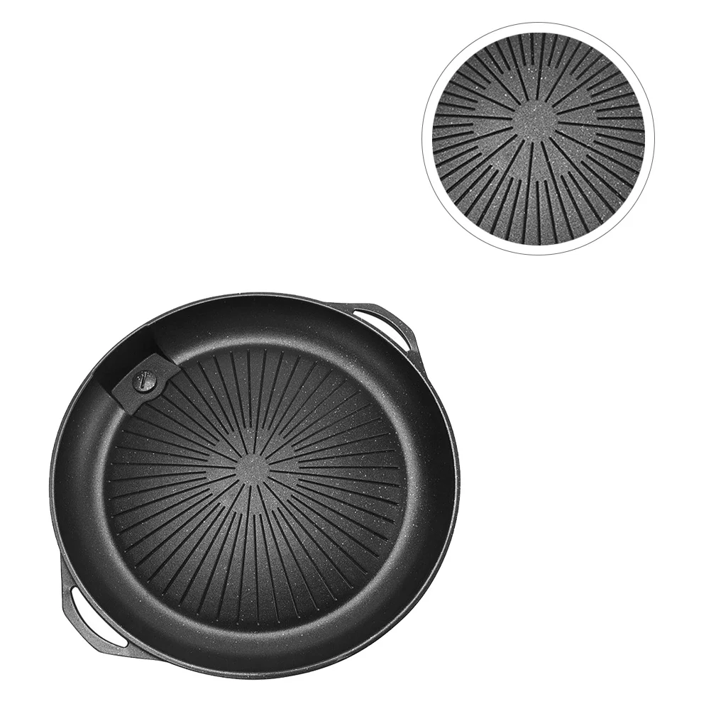 

Portable Bbq Grill Plate Lightweight Non-Stick Fry Pan For Outdoor Barbecue Roasting Tool Yard Party Use Accessories