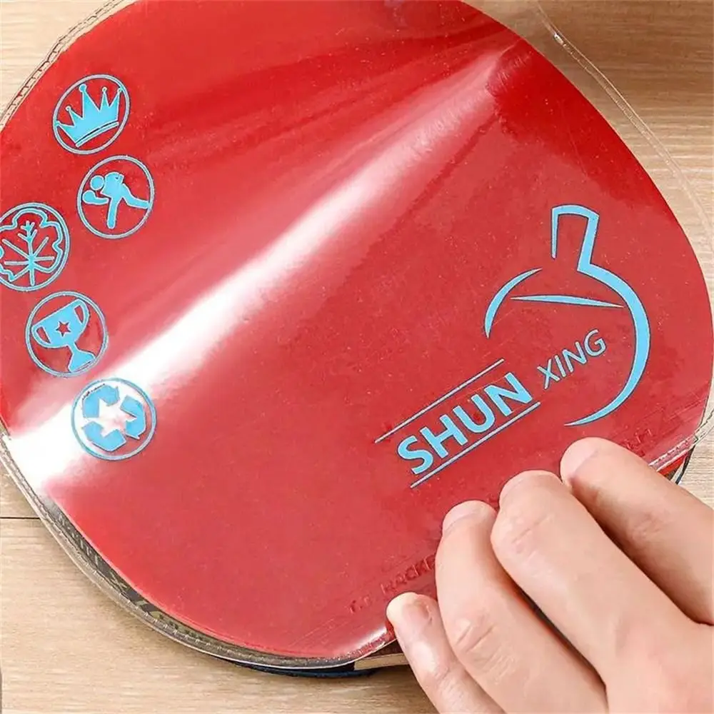 Astringent Table Tennis Protective Film Un-sticky 16x16.2cm Ping Pong Bat Protector Transparent Rubber Racket Covers