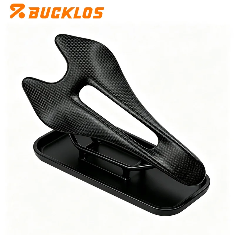 

Full Carbon Road Bike Seat Ultralight Carbon Saddle 240*120mm Comfortable Shockproof Bicycle Seat Cushion