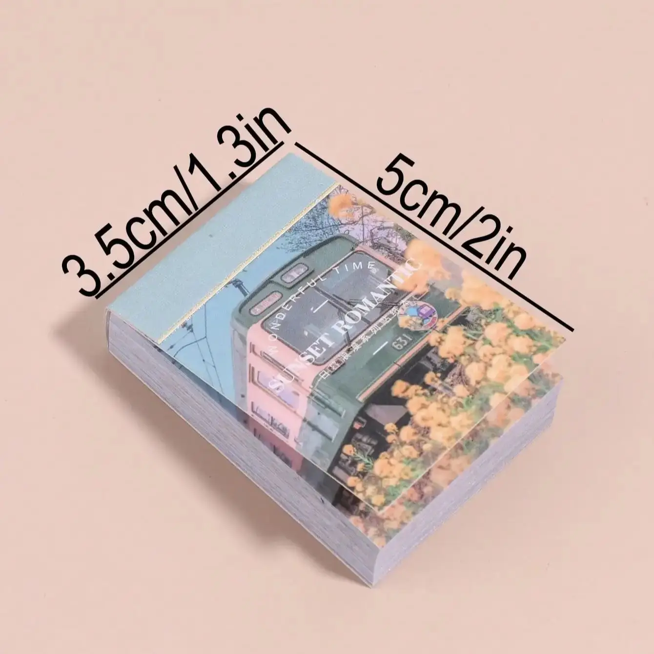 1冊の優しいスタイルの模様入り紙、非粘着性、さまざまなデザイン、スクラップブッキングや封筒の装飾に適しています。