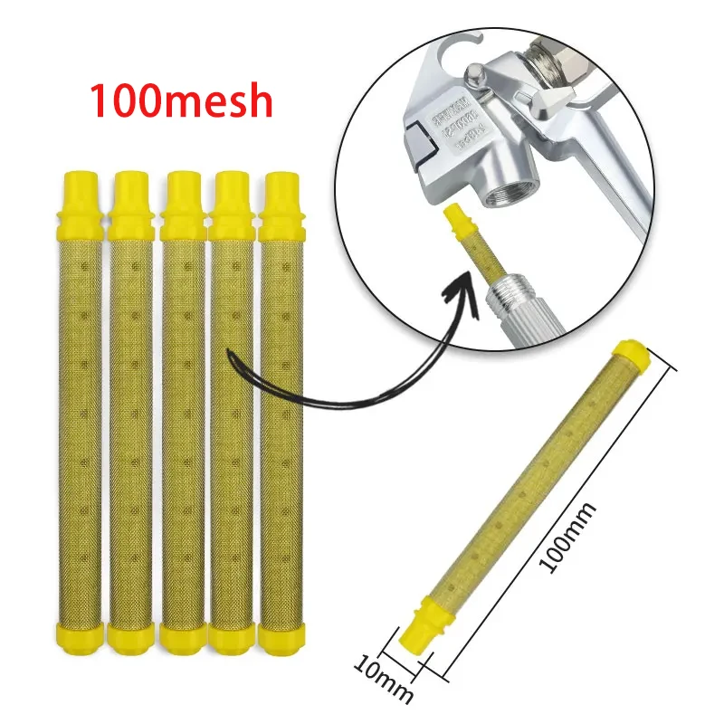 Kit de pistola de pulverización de pintura sin aire con 517 puntas, protector de boquilla y filtro de pistola pulverizadora para todas las máquinas de pulverización de pintura sin aire