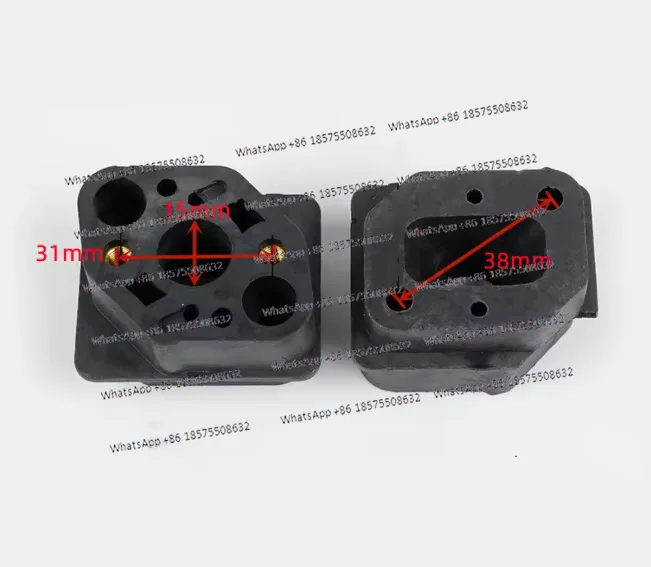 CARBURETOR INSULATOR FOR 1E48F 48F 63CC KS865 EB650 2 Stroke CARB RUBBER SPACER
