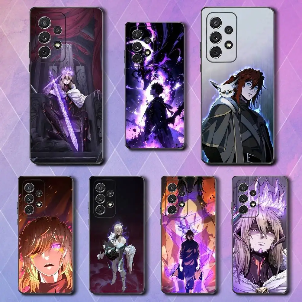 حافظة هاتف B-Beginning A-After End لهاتف سامسونج S25، S24، S23، S22، S21، S20، S10، Ultra، Plus، Lite، FE، غطاء أسود من السيليكون الناعم