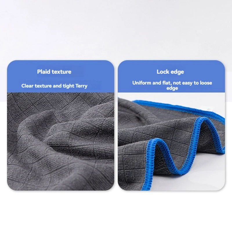 Microfiber Cleaning Cloth Soft Absorbent Kitchen Dish Rags Multifunction Large Size Housework Clean Towels Home Clean Tools