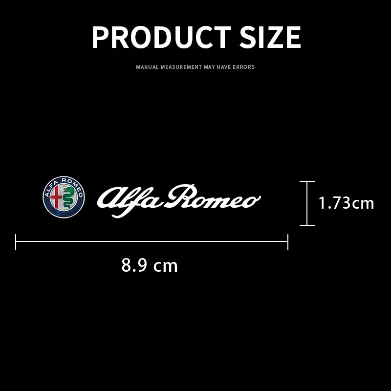 Car Goods Brake Caliper Badge Sticker Decoration Sticker Decal For Alfa Romeo 159 Giulietta Giulia Mito Stelvio Brera Spider