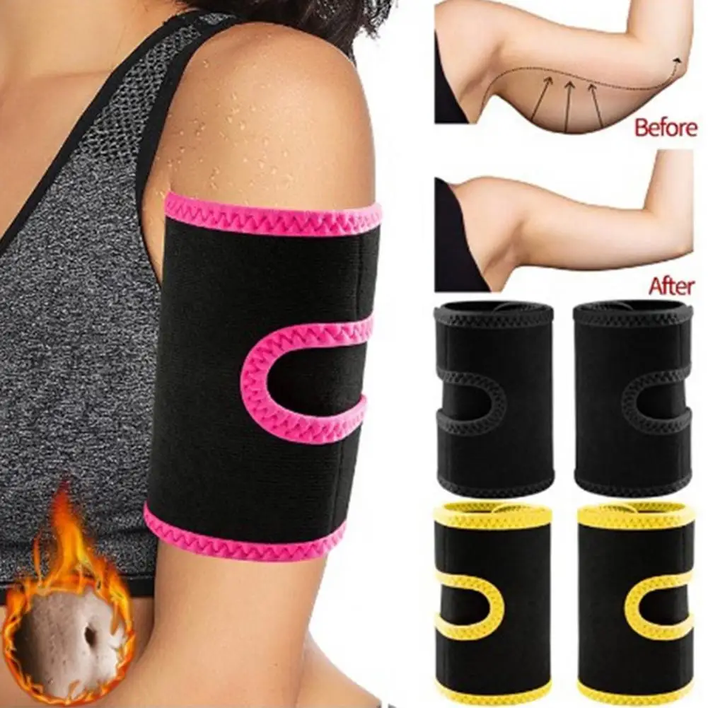 

Arm Band for Fitness Neoprene Arm Trimmer Sleeves for Men Women Compression Sauna Sweat Bands for Workout Sport Adjustable