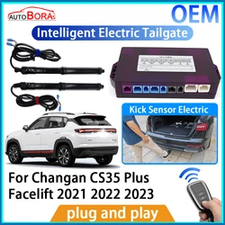 ZhuCamX Intelligent Electric Tailgate Automatic Lifting Kit Remote Control Opener for Changan CS35 Plus Facelift 2021 2022 2023