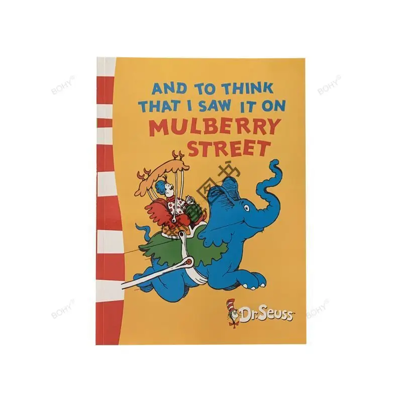 

AND TO THINK THAT I SAW IT ON MULBERRY STREET Dr.Seuss Kids Story Learning English Picture Book Enlightenment Bedtime Reading