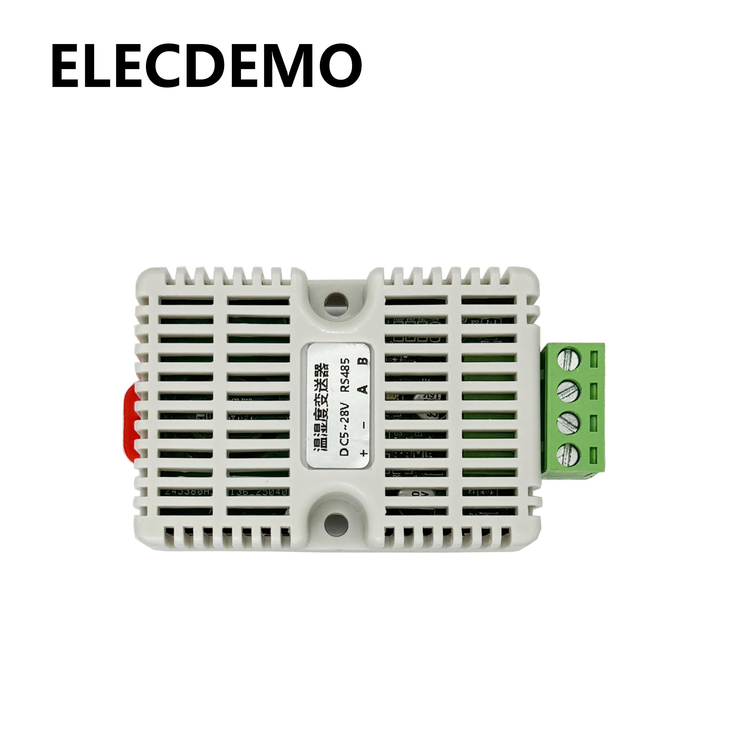Temperature Humidity Transmitter Sensor, High Precision Industrial RS485 Modbus RTU Environmental Monitoring Module