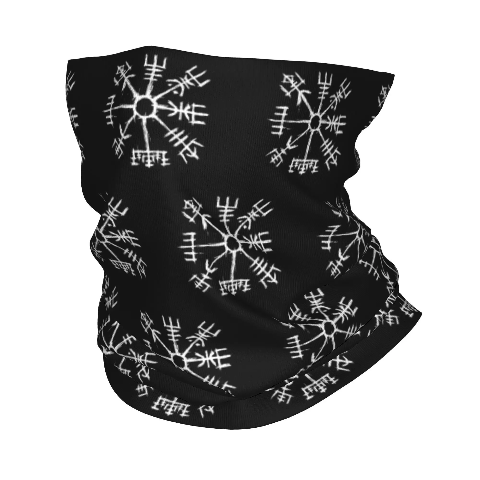 Viking Compass Vegvisir Bandana Neck Cover Printed Mask Scarf Multi-use Headband Running Unisex Adult All Season