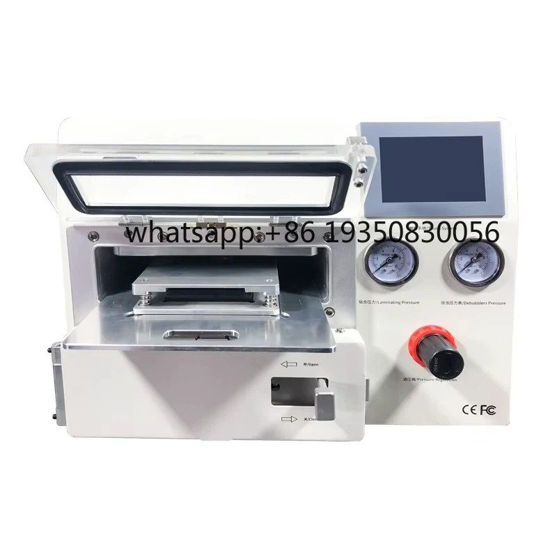 

TBK 508A 15 Inch Vacuum OCA Lamination Machine PLC Core iPad Edge Curved Screen Repair 1 Year Warranty Bubble Remover 800W