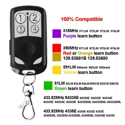 For 4335E 371LM 971LM 94335E 84335E Garage Door Remote Control Gate Opener 390mhz 315mhz 433.92mhz