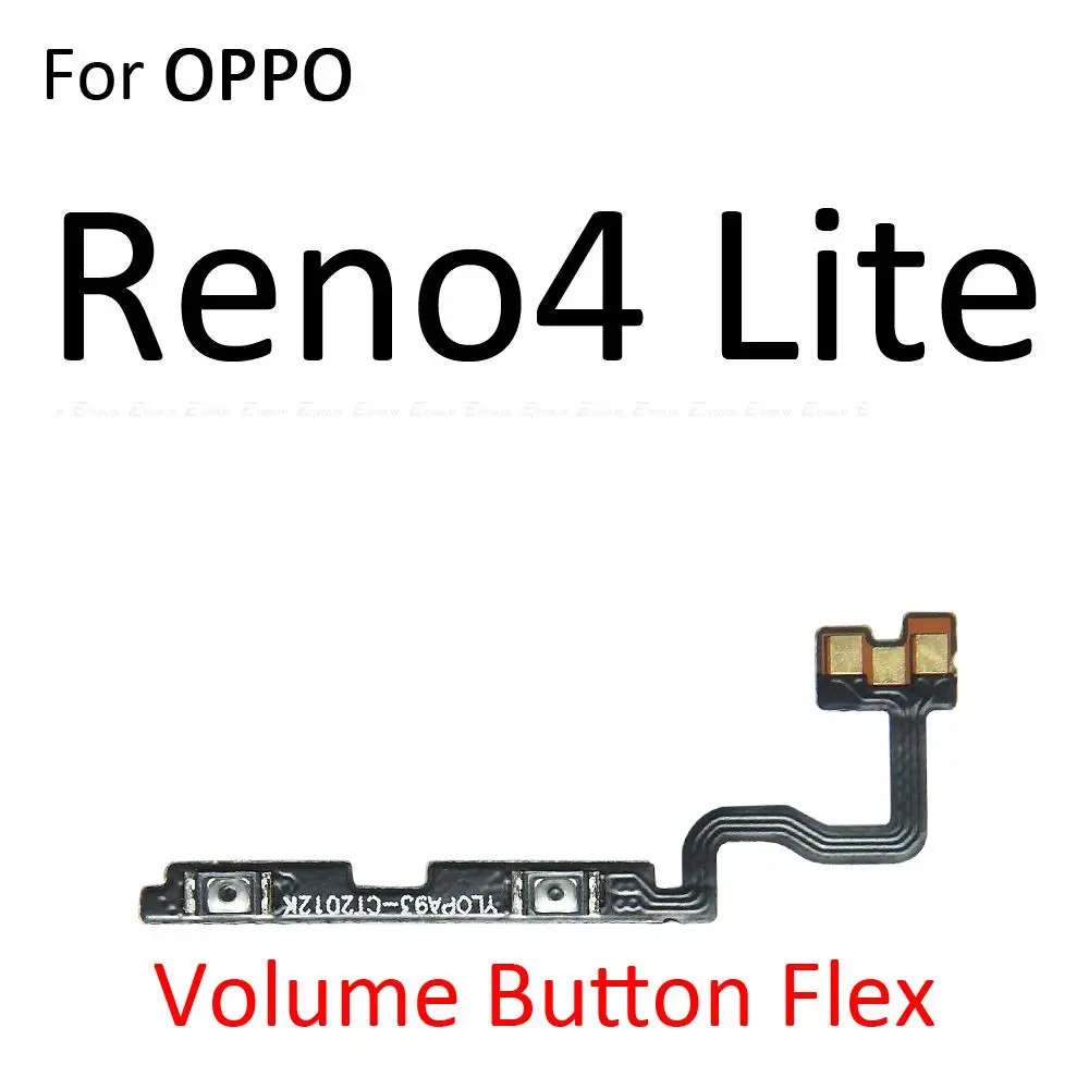 Power ON OFF Mute Switch Control Key Volume Button Flex Cable For OPPO Reno3 Reno4 Pro Lite F Replacement Parts