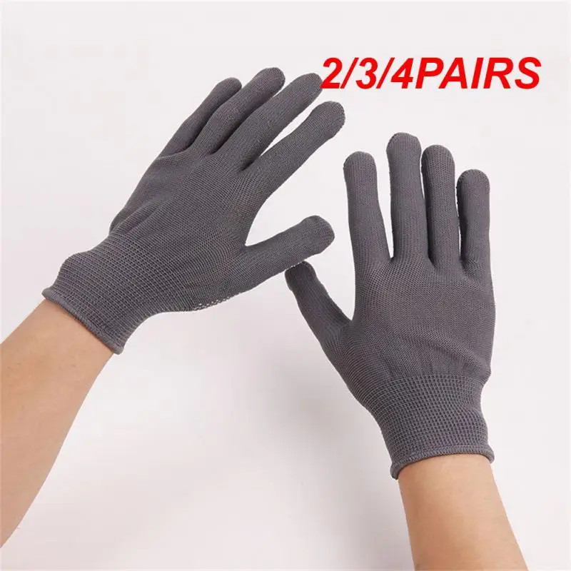 2/3/4PAIRS Carry Gloves High Elastic Work Gloves Densification Firm Gloves Protection Gloves Non Slip Gloves Average Code