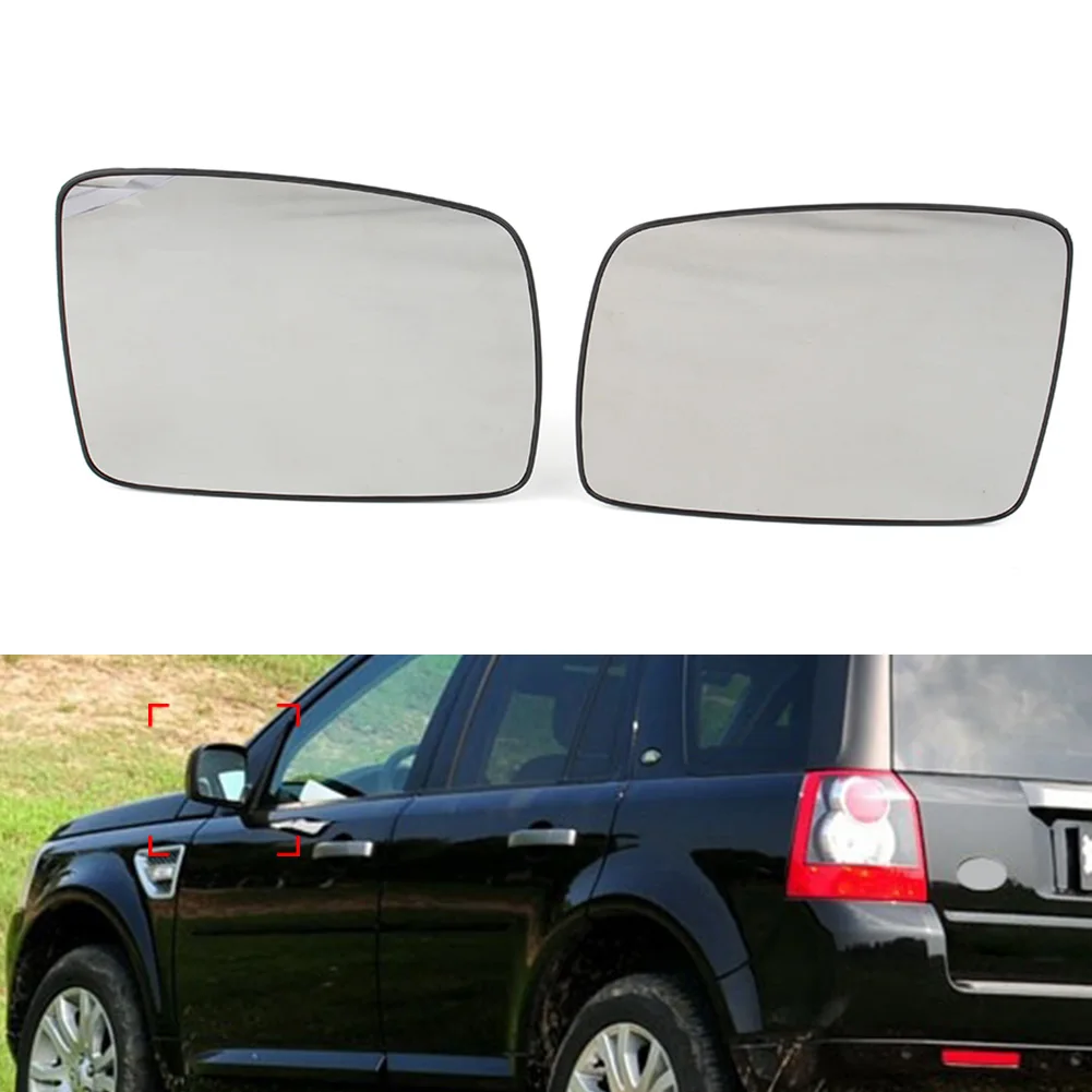 1Pcs Car Heated Door Wing Side Mirror Glass For Land Rover LR2 LR3 Range Rover Sport Vogue Freelander 2 LR017070/LR017067