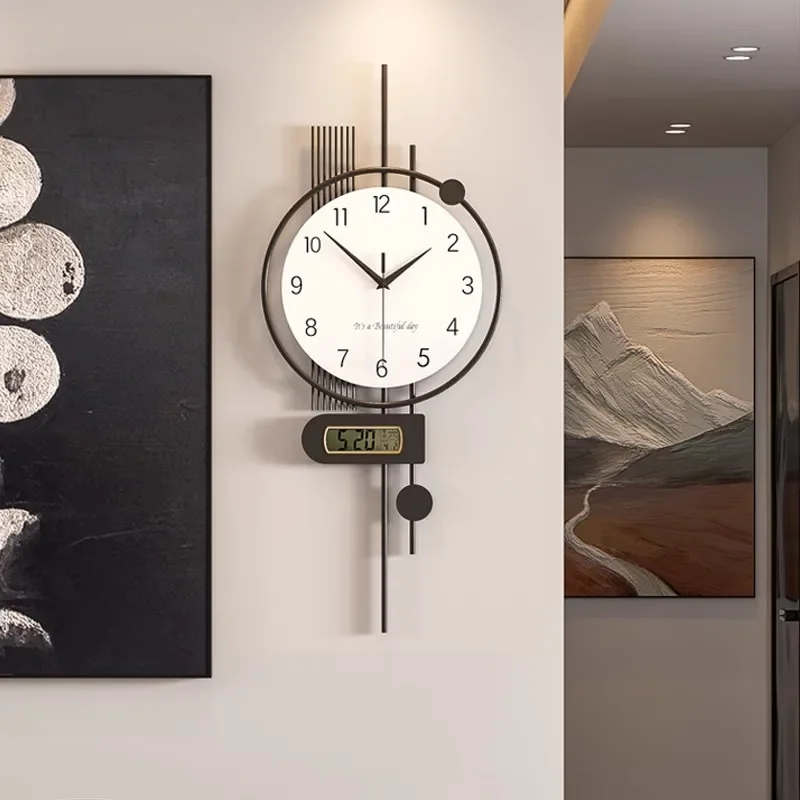 Electronic Cheap Wall Watch Clock Design Original Modern Classic Wall Clock Digital Luxury Orologio Da Parete Living Room Decor
