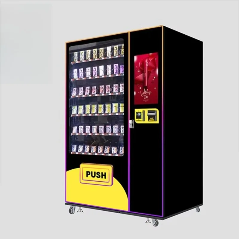 آلة بيع صغيرة رائجة البيع صديقة للمدرسة للوجبات الخفيفة والمشروبات والحلوى والشوكولاتة