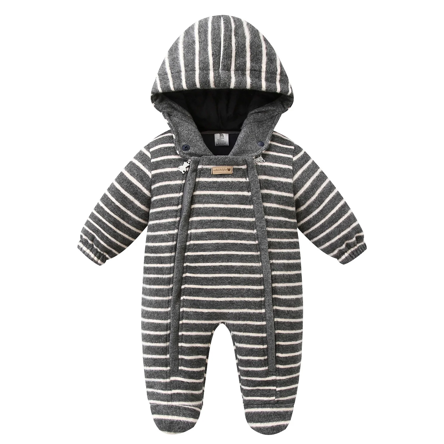 Ircomll Baby-Overall für Jungen, Composite Plus, samtartig, dünn, Kinderkleidung, Mantel, Säuglingsoberbekleidung, Neugeborenen-Strampler – Detail 4