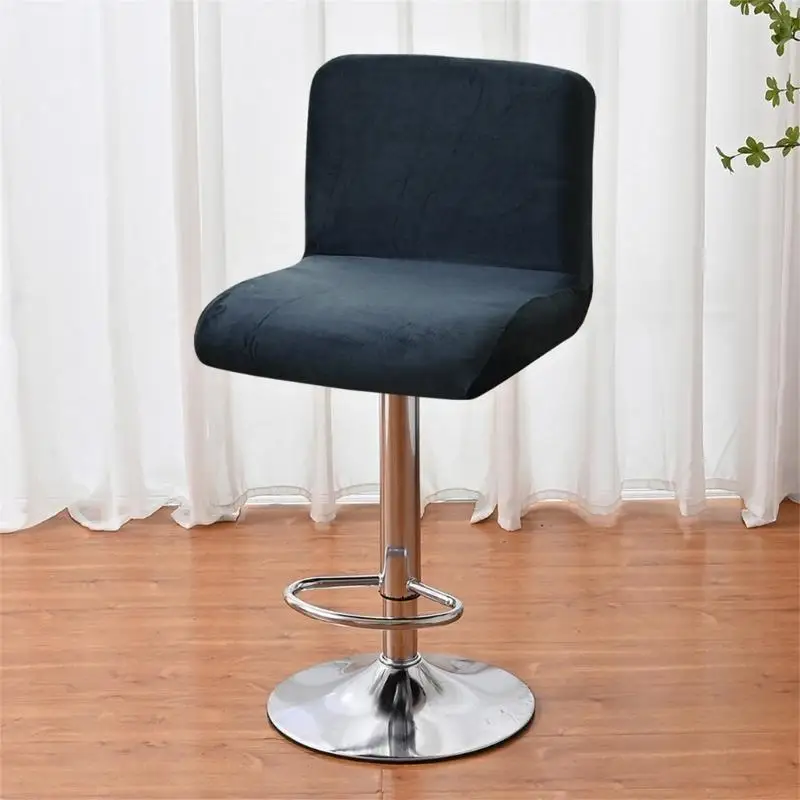 E8BD Elastic Dining Chair Cover 360 Degree Protective Soft Polyester Spandex Blend