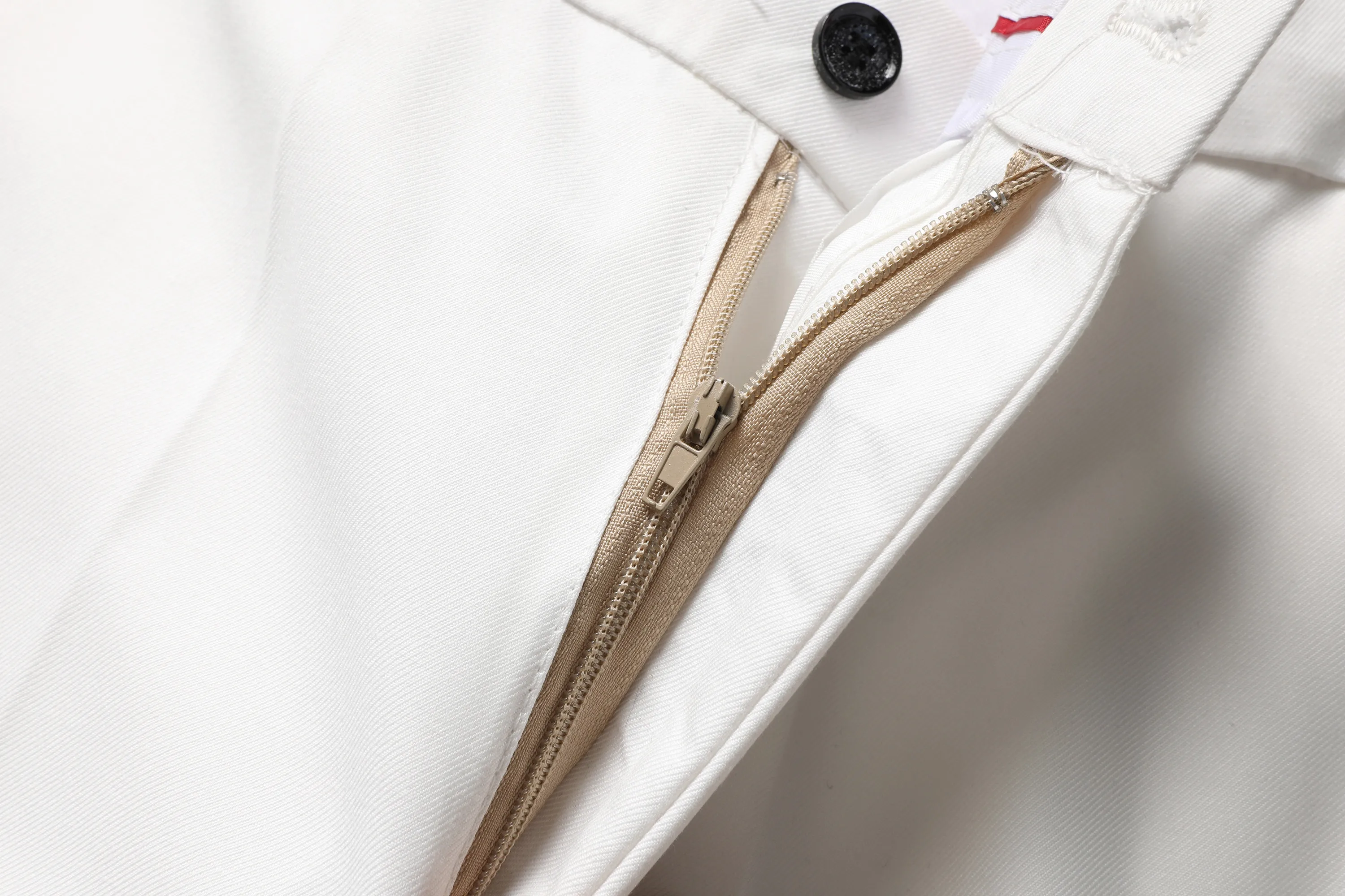 Men's White High-End Suit Two-Piece Suit Four Seasons Business Formal Wear Anti-Wrinkle Non-Stick Wool Suit Workplace Work Cloth - Image 5