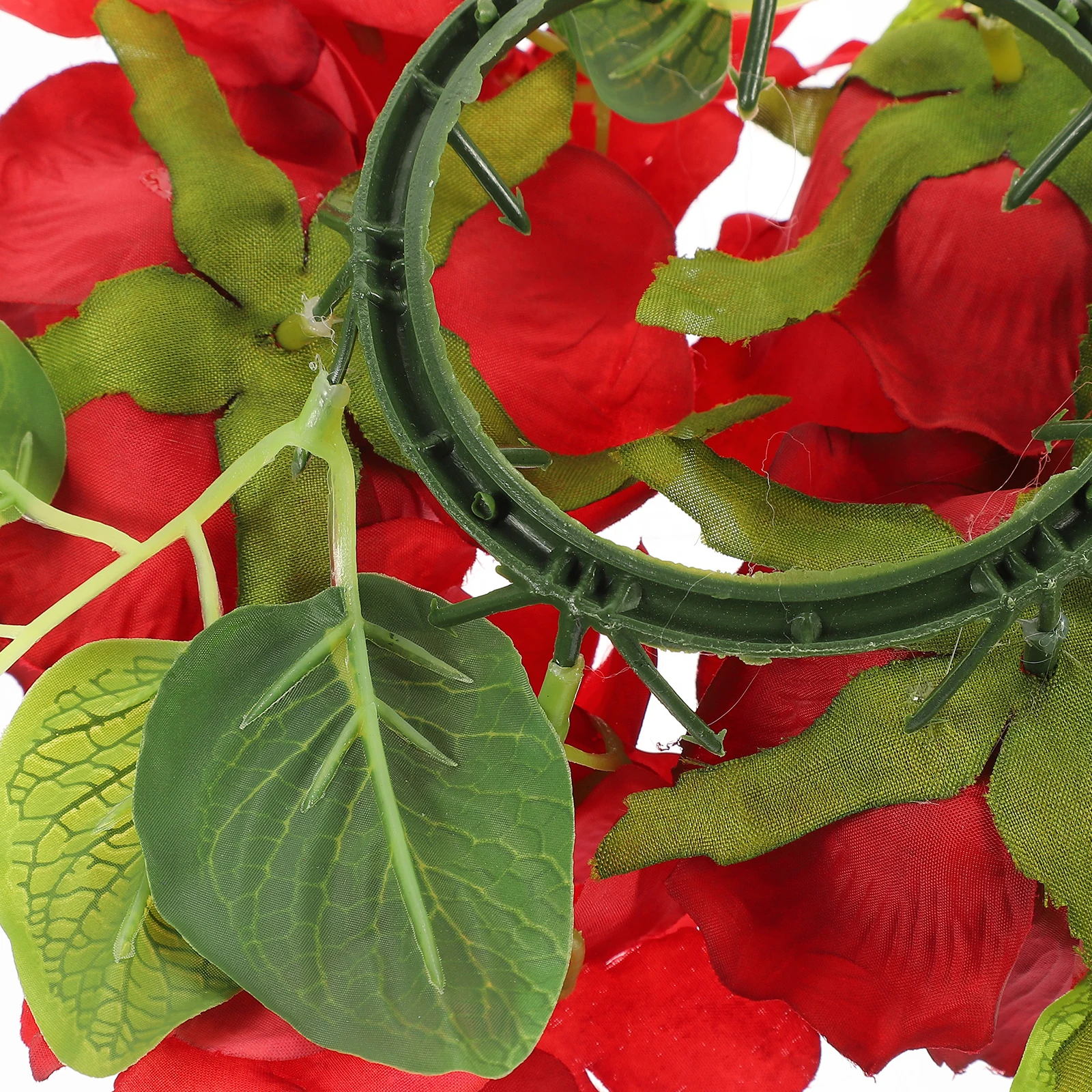 

1pc Simulated Flower Holder Wreath Home Decor Rustic Farmhouse Style Tabletop Decoration Wedding Table Ornament Floral