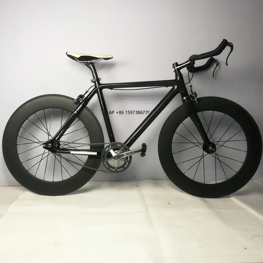 

Synergy Full Carbon Fiber Track Frame and Wheel Set Bicycle Single Speed Wheels High Performance 700C Fixed Gear Bike