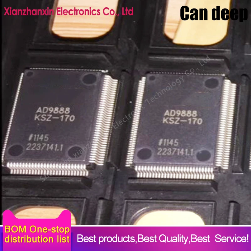 

1PCS/LOT AD9888KSZ-170 AD9888KSZ AD9888 QFP128 Microcontroller chips in stock