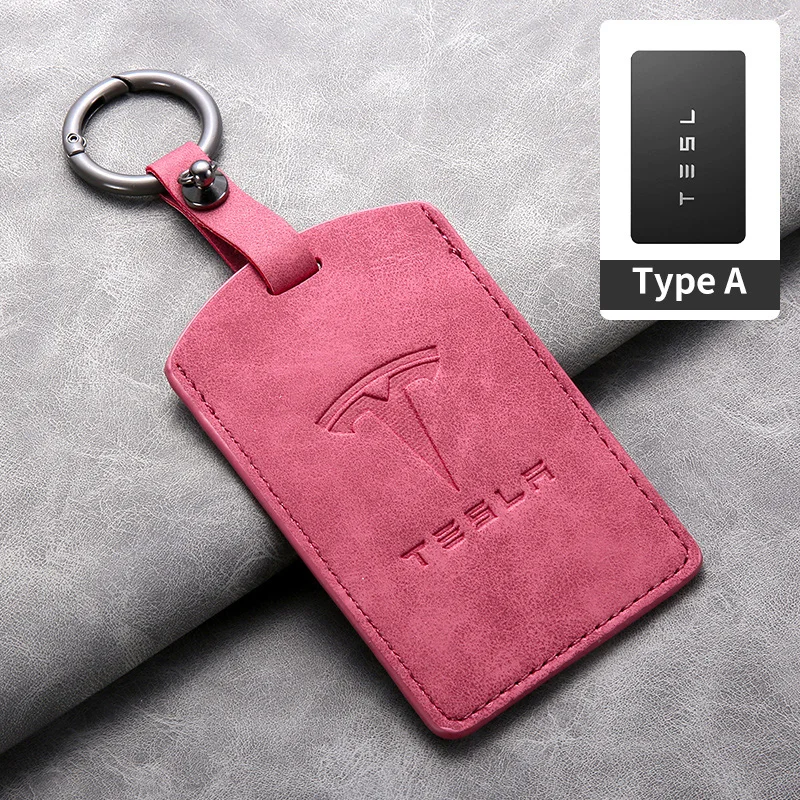 Car Smart Remote Key Card Cover Case Key Bag Shell Holder Protection For Tesla Model 3 Model Y 2020 Keychain Styling Accessories