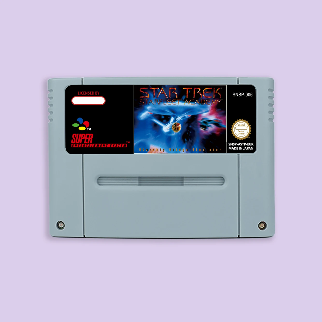 ستار تريك - أكاديمية ستارفليت - لعبة محاكاة جسر النجوم لبطاقة SNES 16 بت USA NTSC EUR PAL خرطوشة وحدة التحكم في الألعاب #2