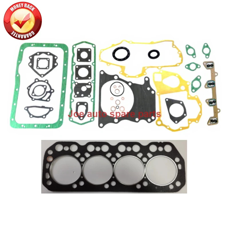 for Mitsubishi K4N K4N-DI Engine Overhaul complete Full gasket set kit for Caterpillar 305CR Kobelco SK045