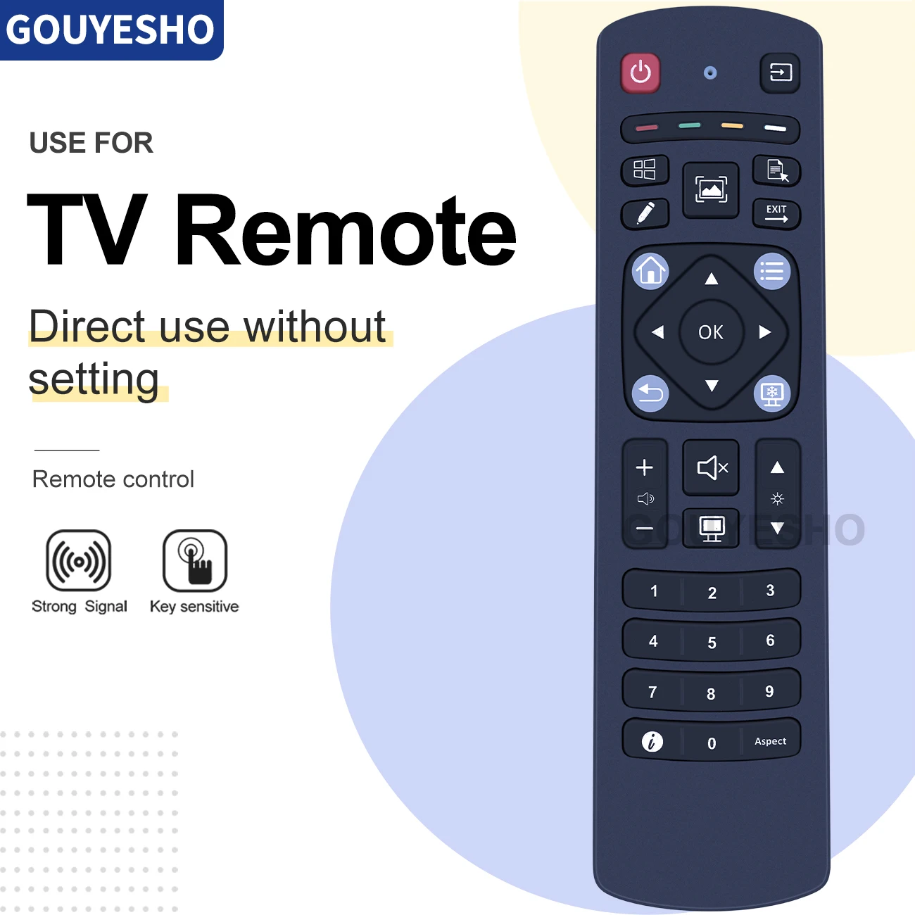 

New Remote Control A-00010634 RC3593821/01 for VIEWSONIC Samrt TV