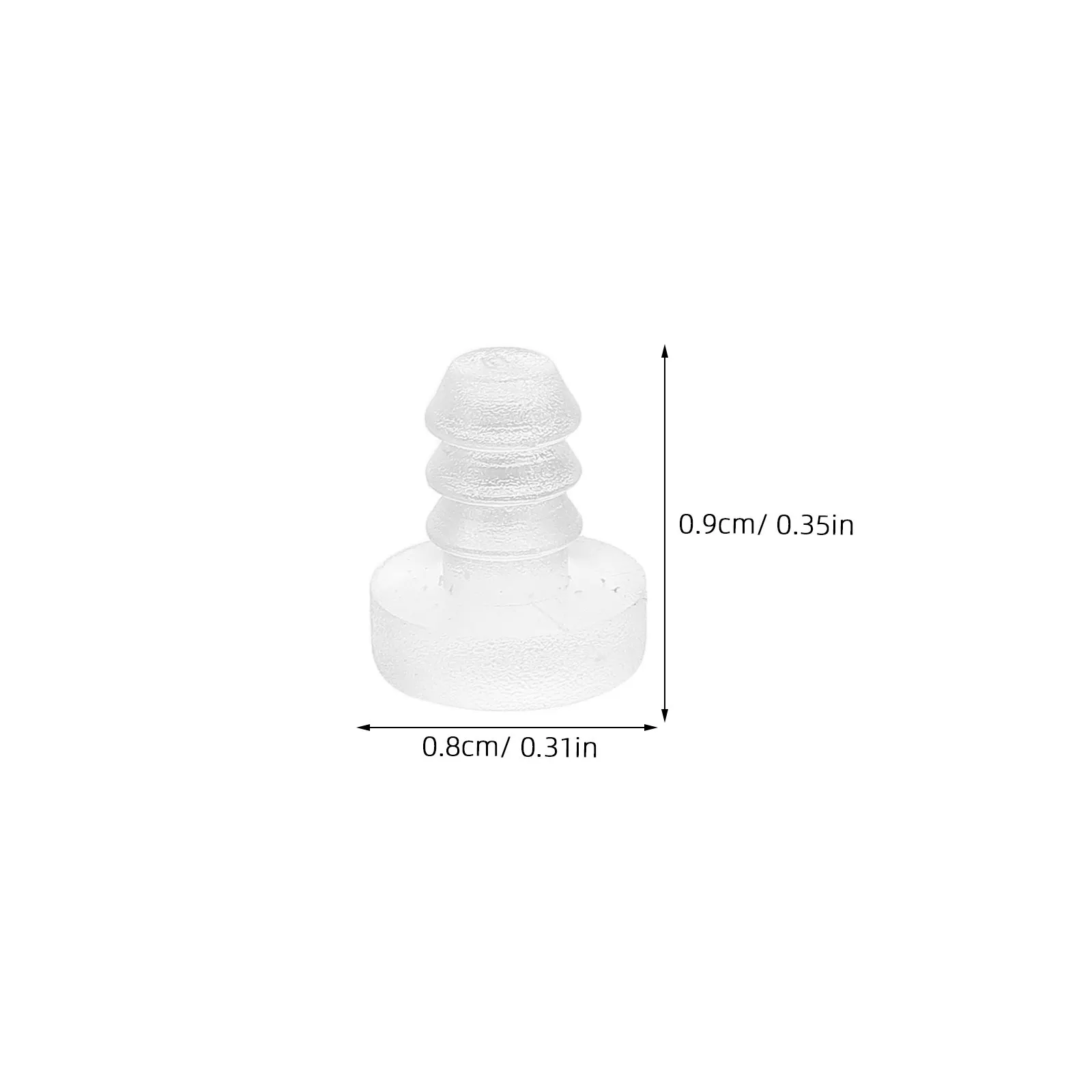 50 Pcs Furniture Clear Bumper Cushions Grip Pads Cabinet Door Guards Bumpers Stem For Kitchen Cabinets Anti-slip Spacers