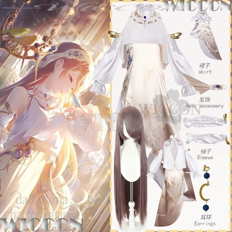 

Аниме-игровой проект Sekai, косплей, Mochizuki Honami Leo/need, костюм на 4,5-летие, элегантное длинное платье, классическая Лолита Navidad