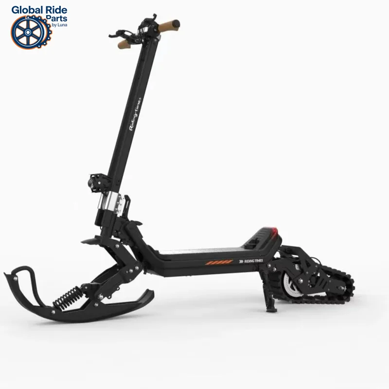 

1500W 48V Lithium-Ion Electric Snowmobile, 3-in-1 Off-Road Vehicle with Shock Absorbing for Adults, Deep Snow Mountain Riding