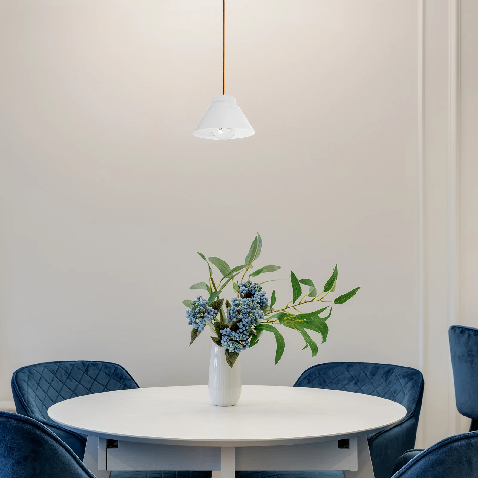 

6Pairs Plastic Lampshades Replacement Horseshoe Covers for E27 Pendant Light Bedroom Ceiling Lamp Shade Holder Light Fixture