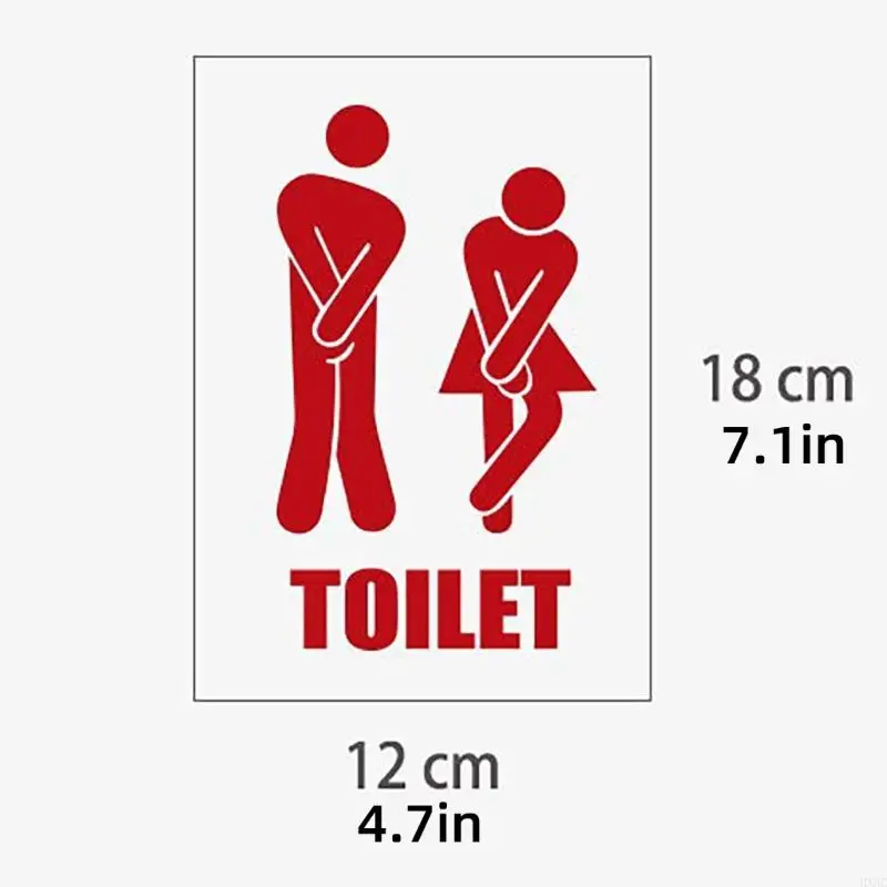 Sticker WC Adesivo per toilette in PVC impermeabile