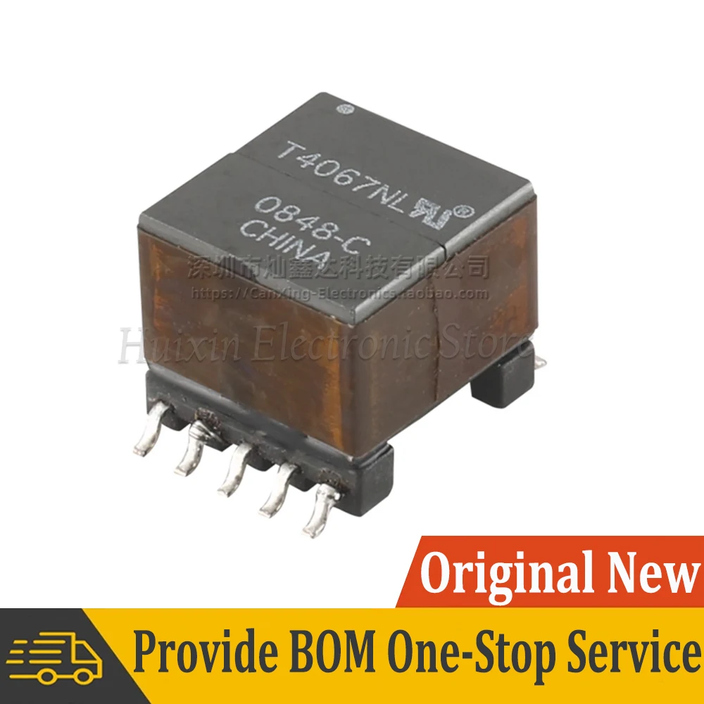 

T4067NL EP13 Type SMD Isolated Isolation Audio Signal Transformer 15Khz-50KHZ Turns Ratio 1.32CS:1 ISDN U-Internet Transformer