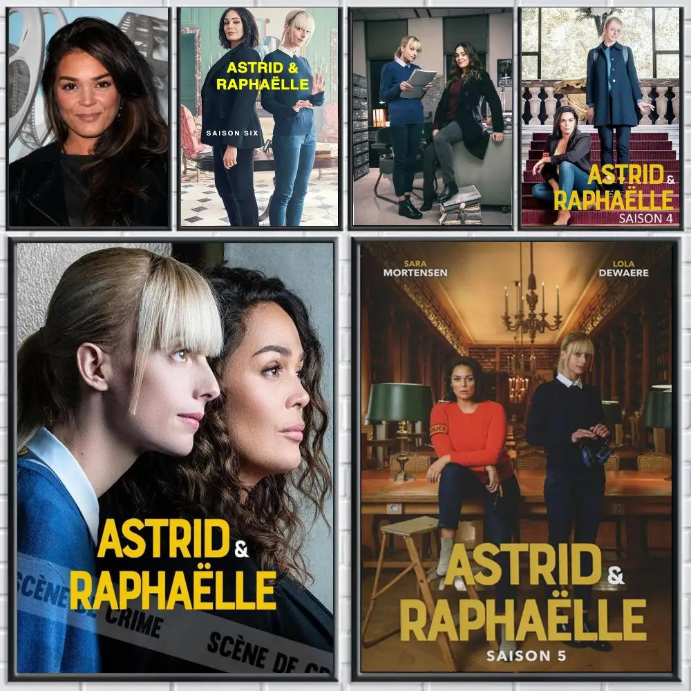 tv series A-Astrid and Raphaelle-E Poster Peel and Stick Wall Art for Cafe Office Bar and Home Decoration