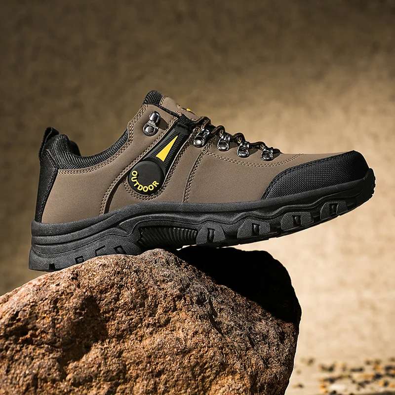 Sapatos de caminhada masculinos ao ar livre trekking confortável respirável anti deslizamento super grande tamanho 47 elegante versátil durável leve