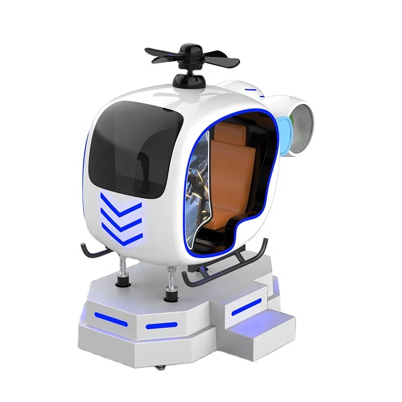 9D Immersive Virtual Reality Airplane Flight Simulator Coin Operated Motion Roller Coaster