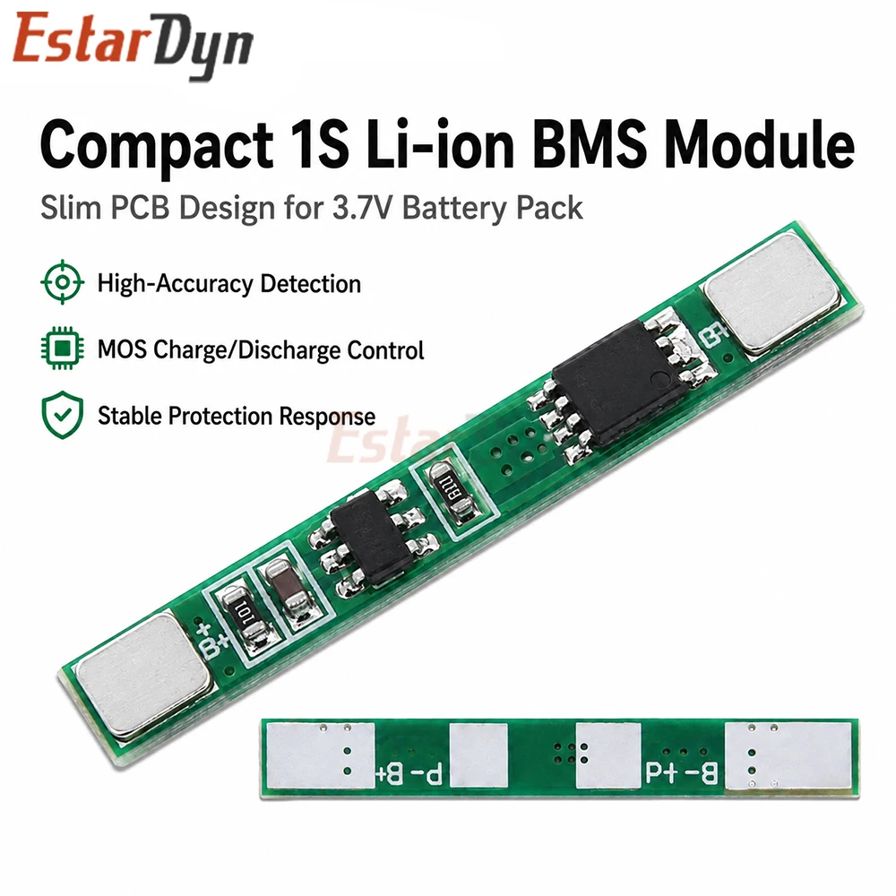 Estardyn 1PCS/5PCS/10PCS 1S 3.7V 3A Li-ion BMS PCM Battery Protection Board for 18650 Power Bank DIY