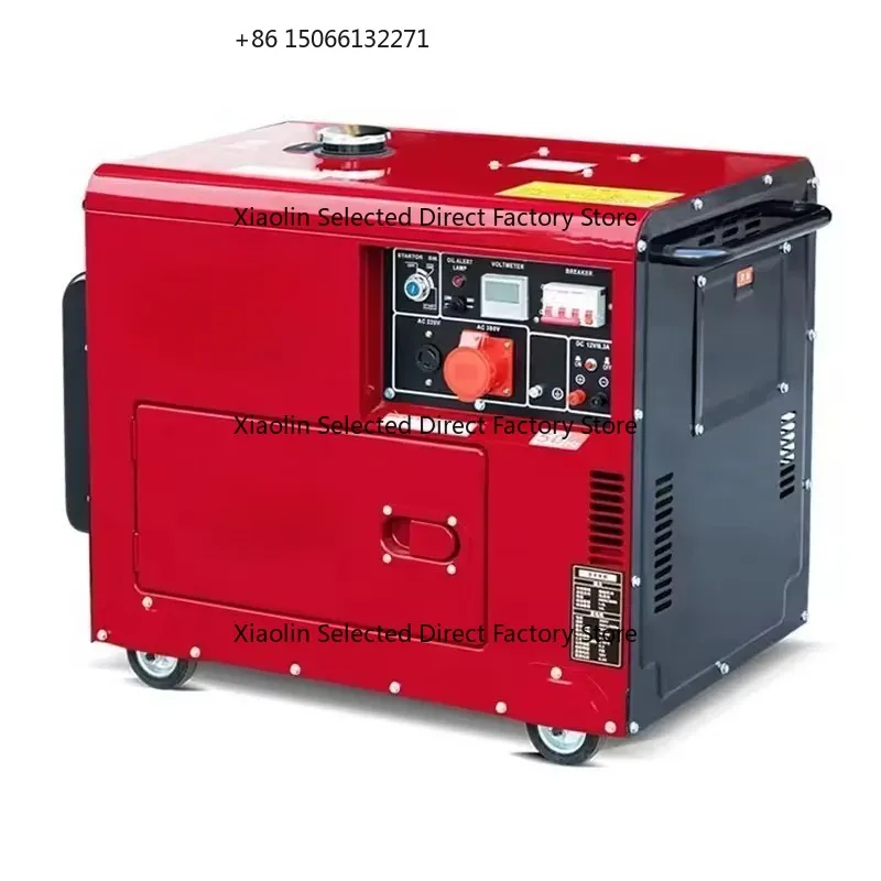Factory Price 5.5kw 6.5kw 8kw 10kw Single Cylinder 4 Stroke Silent  Power Electrical Generator Electric Generators