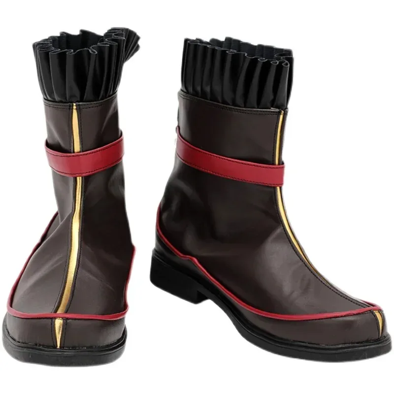 

Игра FF14 Luka Tianslayer Обувь для косплея Сапоги Реквизит Хэллоуин Вечеринка Ролевая игра На заказ Aksesorix;3,v'6.f;9,