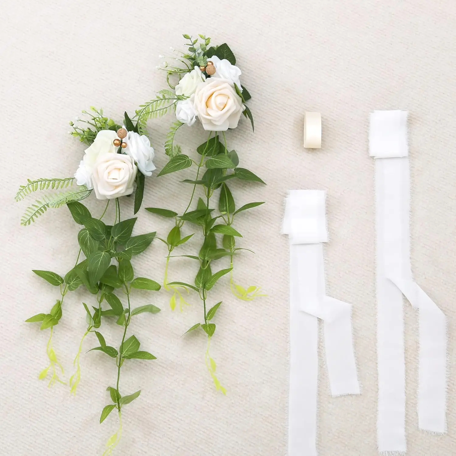 

Garden Decoration White Flowers 10 Pcs Set Wedding Ceremony Party Flower Decoration Flower Wall Artificial Flowers