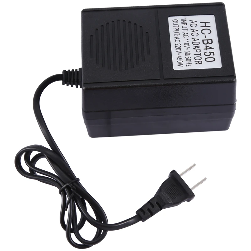 110V To 220V 450W Power Supply Transformer Oxygen Concentrator Use Converter With Power Adapter US Plug Durable