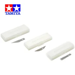 TAMIYA 74099/74100/74101 Replacement Blade for MODELER'S KNIFE Straight/Curved/Flat Chisel Blades Carving Knife Model Craft Tool